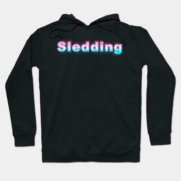 Sledding Hoodie by Sanzida Design